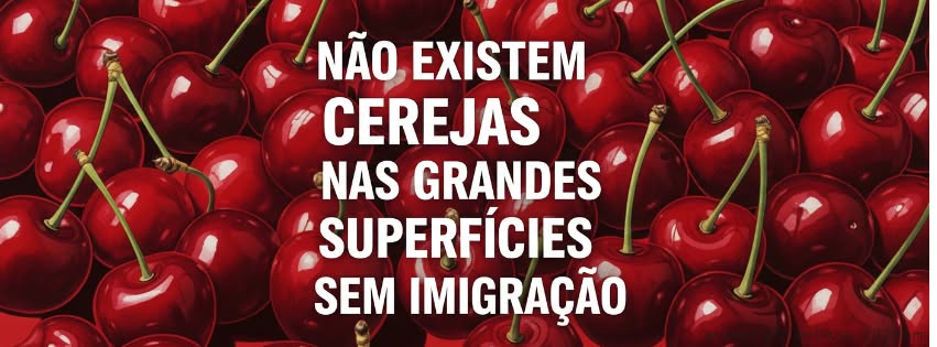 Já pensou de onde vem as suas cerejas? Oxalá você possa comer cerejas.